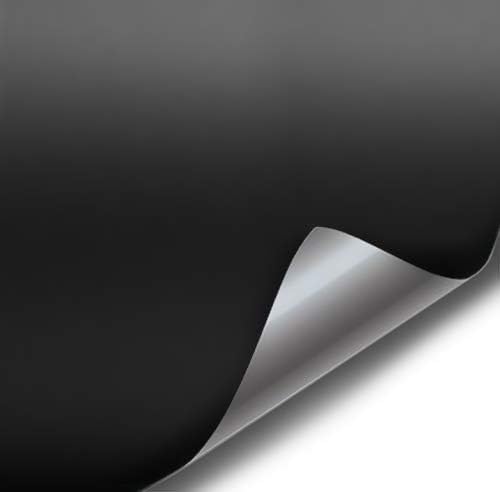 VViViD Matte Black Vinyl Wrap Adhesive Film Air Release Decal Sheet (10ft x 5...