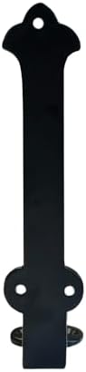 NACH Decorative Shelf Brackets, 4 Pack of 7.25 x 1.6 x 7.25 inch Black Cast I...