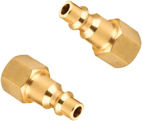 1/4 Inch NPT Air Coupler and Plug Kit with sealant