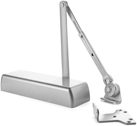 Dynasty 4401 Series Door Closer, Sprayed Aluminum, Spring 1-6, Hold Open