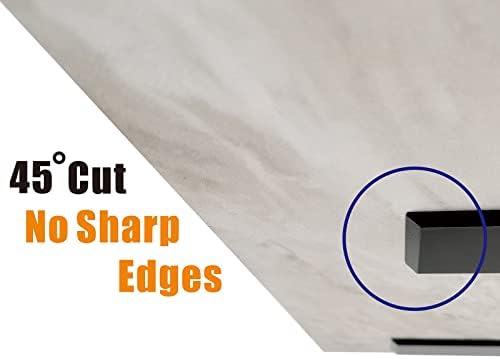 (2-Pack) Free Hanging T Shelf Bracket, Solid Heavy Duty Steel Knee Wall Hidde...
