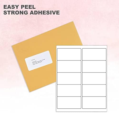 BESTEASY 10-UP Address Labels,/Address Mailing Labels 500 Sheets Shipping Sti...