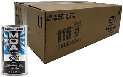 3 Cans of BG Motor Oil Additive MOA (Pack of 3)