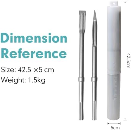 2Pcs SDS-Max Shank Rotary Hammer Chisel Set