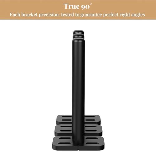6pcs Wall Shelf Brackets Heavy Duty Floating Shelf Bracket Hidden,Invisible B...