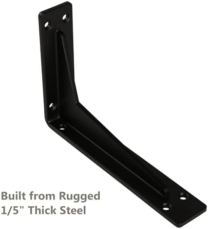 NEODROP 4-Pack 18 Inch Heavy Duty Shelf Brackets, Premium Metal Wall Bracket ...