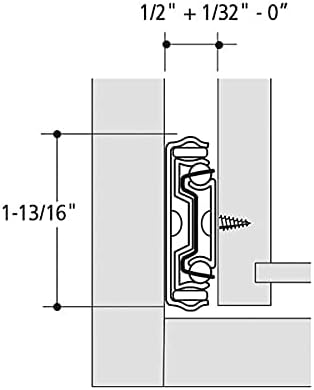 KNAPE & VOGT MFG 8450FMRP 22 Heavy Duty Full Extension Soft Close Drawer ...