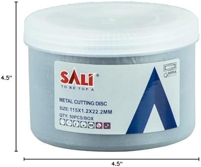 SALI 100 Pieces Cutting Disc Cut Off Wheel 4 1/2x 3/64 x 7/8" Cutting Wh...