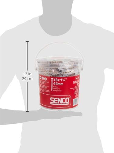 SENCO Duraspin #8x1-3/4 Collated Flooring to Wood Screw (08F175Y) 1000ct.