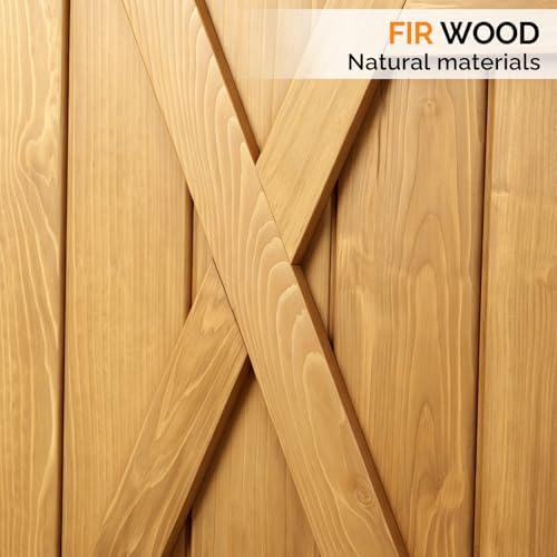 VINGLI Upgraded Outdoor Wooden Storage Shed, Extra Large Garden Shed Outside ...