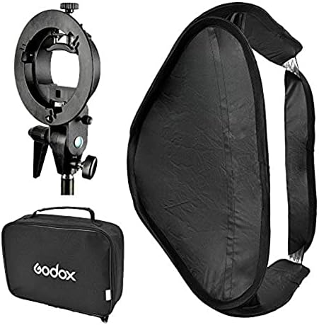 GODOX Softbox with S Type Bracket Bowens S Mount Holder Foldable Mini