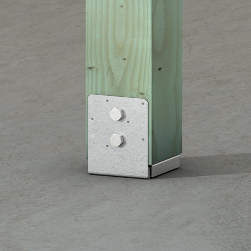 Simpson Strong-Tie ABU66Z ABU ZMAX Galvanized Adjustable Standoff Post Base f...