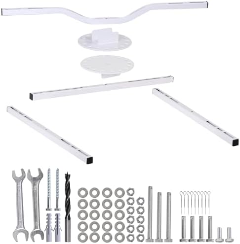Heavy Duty Swivel H-Bracket for Garage Heaters, 200 LB Capacity Flush Mount w...