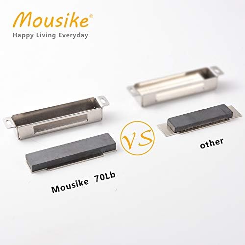Mousike Magnetic Door Catch,70lb Stainless Steel Cabinet Door Magnets with St...