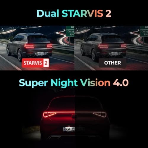 THINKWARE U3000 PRO Dash Cam 4K Front and 2K Rear, Dual STARVIS 2