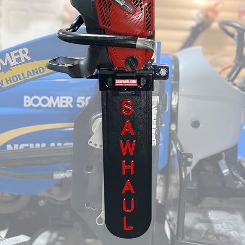 SawHaul Universal Tractor Chainsaw Holder