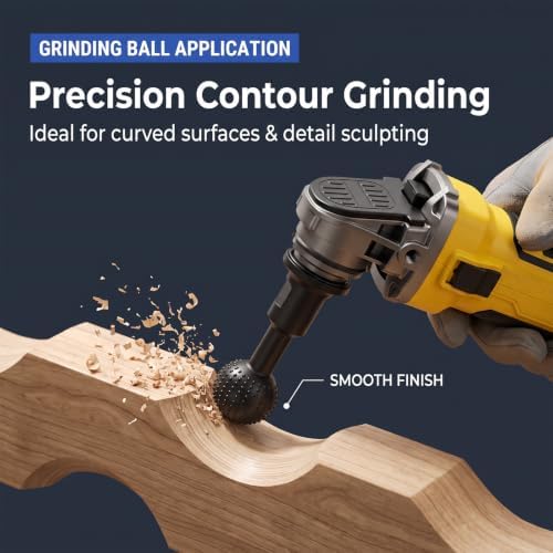 19PCS Angle Grinder Wood Carving Disc Set for 4-4.5"