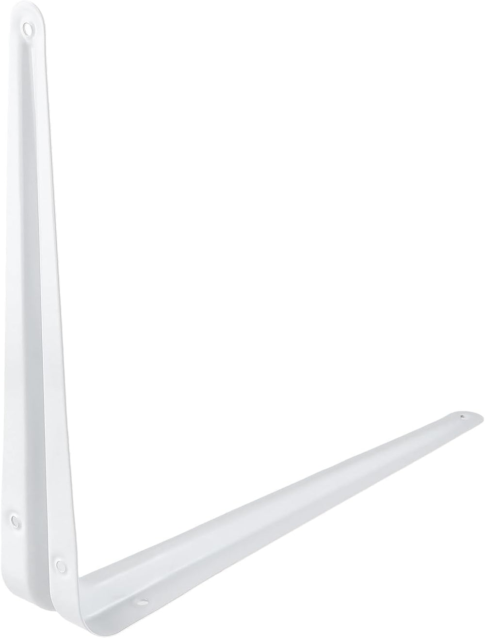 SOUJAP 24 Pack 10 x 12 Inch White Shelving Brackets, Metal L Brackets Support...