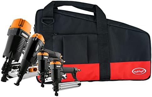 MELOTOUGH Heavy Duty Framing Nail Gun Tool Bag with Extra Storage Pockets Sho...