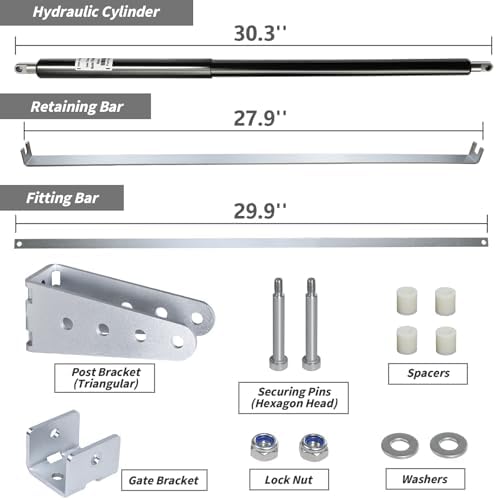 TB200 Hydraulic Gate Closer, Rust-Resistant & Weatherproof Gate Closer