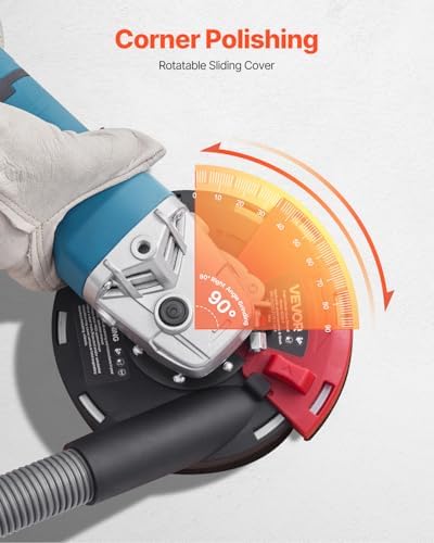 VEVOR Grinding Dust Shroud for Angle Grinder, Universal 4-5 in, Surface Grind...