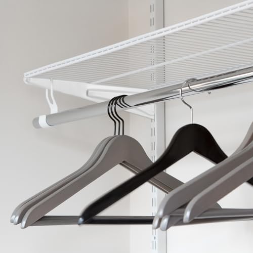 Menkxi 12 Pcs Track Locking Shelf Bracket, 12 Inch