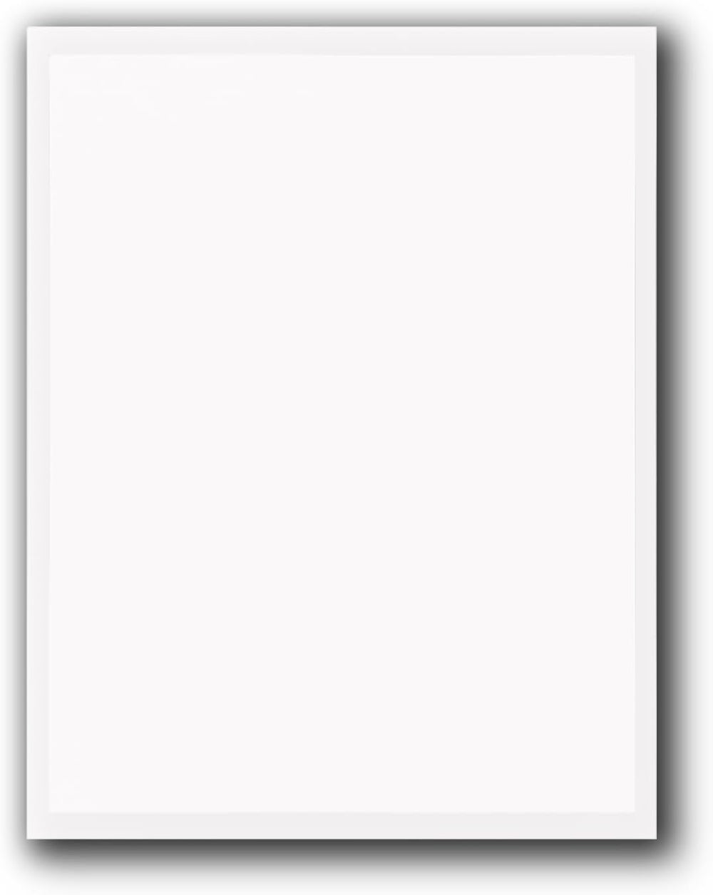 Window Stickers for Car Dealers -Plain Blank White - Exterior, 'Outdoor