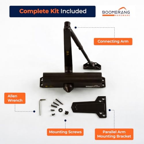 Boomerang D4016 Medium/Heavy-Duty Designer Auto Commercial Door Closer