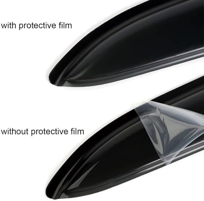 in-Channel Window Visor Deflector Compatible (4Pcs)
