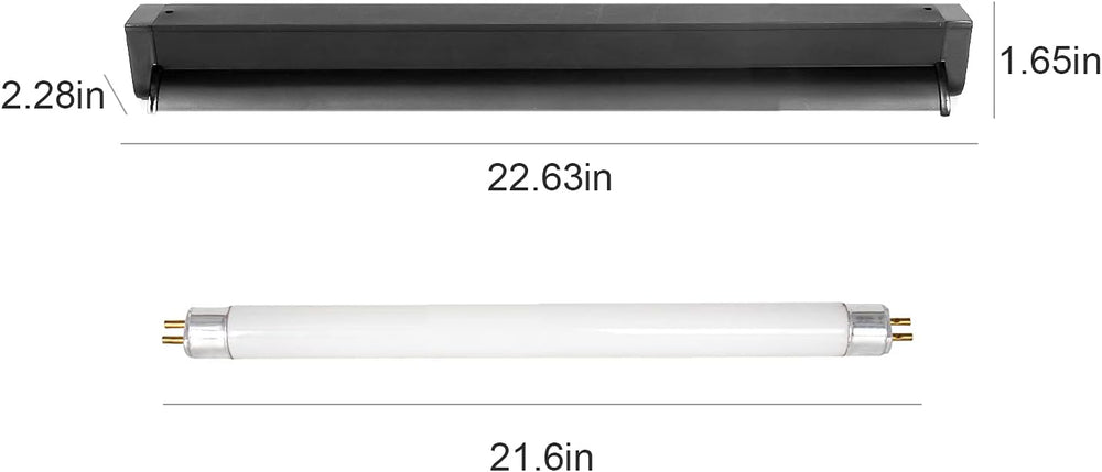 REPTI ZOO T5 HO UVB Lighting Combo Kit, Terrarium Hood Comes with Desert 10.0...