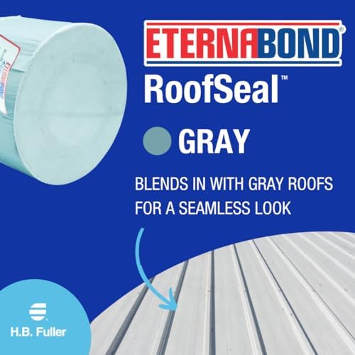 EternaBond RoofSeal Gray 6" x50' MicroSealant UV Stable RV Roof Seal...