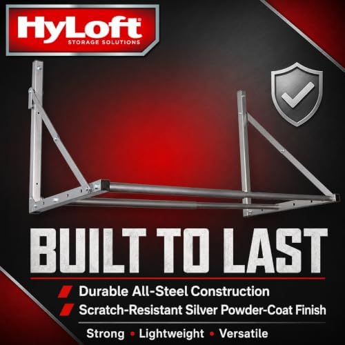 HyLoft Wall-Mounted Folding Tire Storage Loft Rack