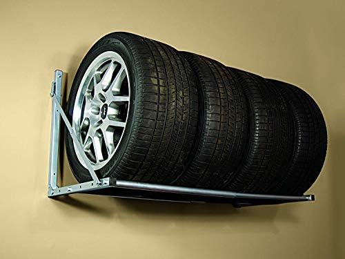 HyLoft Wall-Mounted Folding Tire Storage Loft Rack