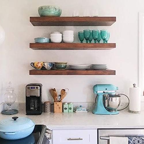 Walnut Wood Works Strongest Floating Shelf Bracket, 200 LB Weight Capacity, S...