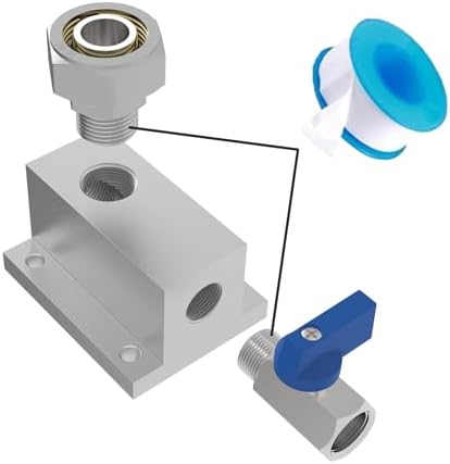 Compressed Air Piping System 3/4 inch x 100 Ft Tubing, Shop Air Line Kit for ...