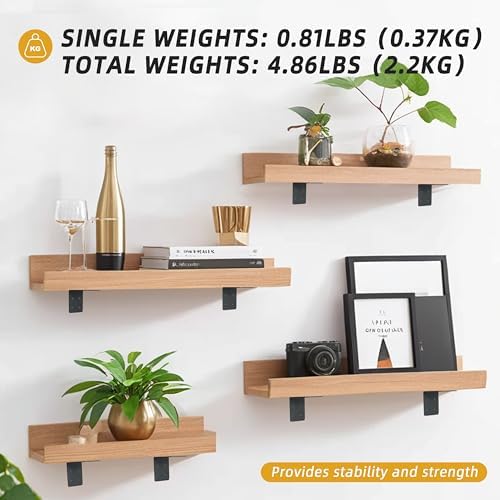 6-Pack 4"x4"x3-1/8 Heavy Duty Steel Corner Bracket, L Right Angle B...