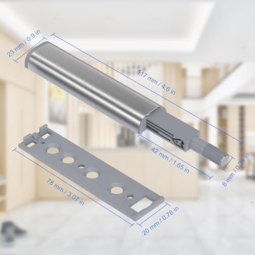 Jiayi Cabinet Latch Magnetic Push Catch 20 Pack Push to Open Cabinet Hardware...