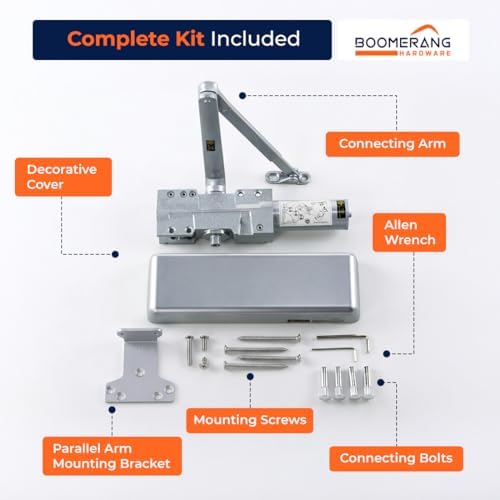 Boomerang D9016 Extra Heavy-Duty Designer Auto Commercial Door Closer