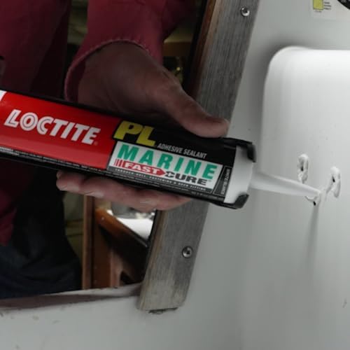 Loctite PL Marine Fast Cure Adhesive Sealants, Waterproof Construction Glue f...