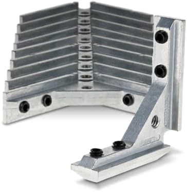 8020, 3368, 15 40 Series 90 Degree Zinc Metal Inside Corner Connector Bracket...