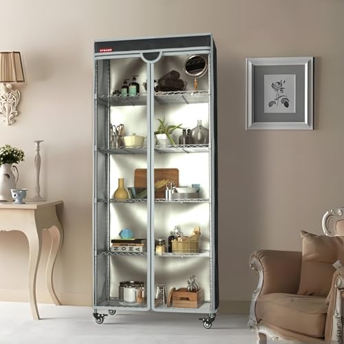 Shelf Cover for Storage Shelving Rack, Fits 36"x24"x72" Shelves