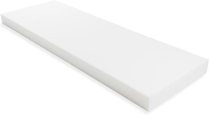 GoTo Foam 4" Height x 24" Width x 72" Length 36ILD Upholstery ...