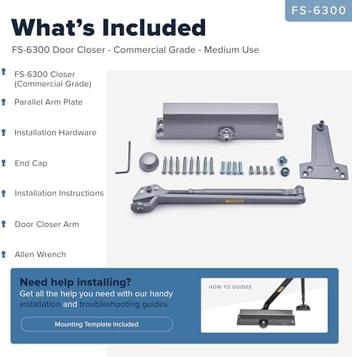 Commercial Door Closer Heavy Duty - Automatic Door Closer for Commercial Use ...