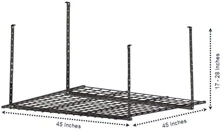 Hyloft Overhead Steel Garage Storage System, Ceiling Rack, 45-Inch x 45-Inch,...