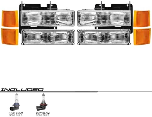 EPIC LIGHTING OE Spec-B Replacement Halogen Headlights Signal Lights Side Mar...