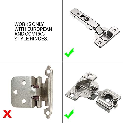 25 Pack Rok Hardware Soft Close Damper for Cabinet Doors/Compact/SoftClose Ca...