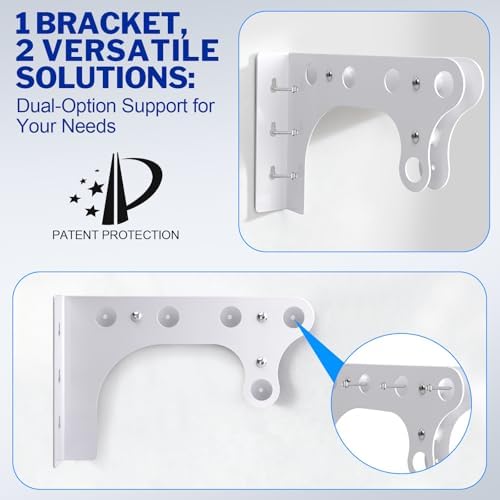 Steel Closet Shelf with Hanging Rod, 40-73'' Expandable Closet Shelves