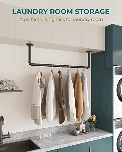 OROPY 38.4" Industrial Pipe Clothes Rack Wall Mounted, Heavy Duty, 2 Pack