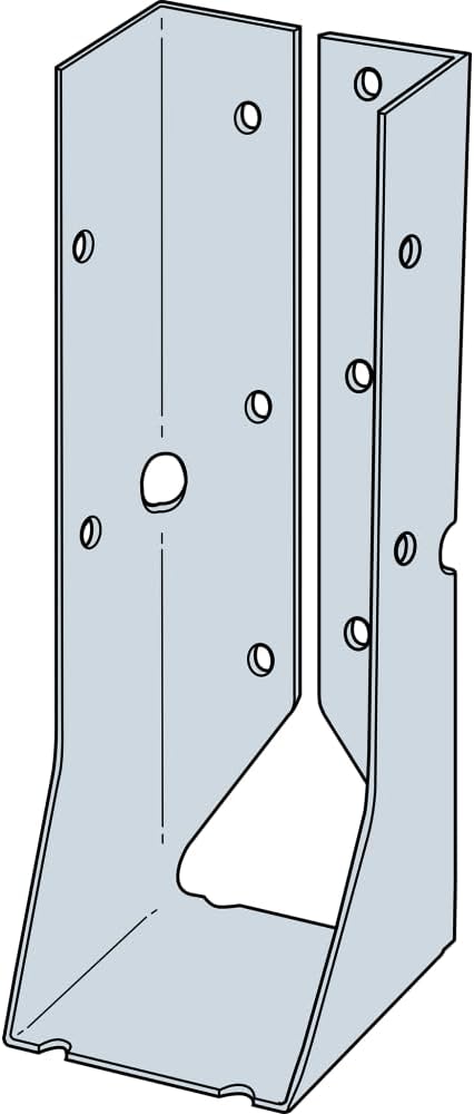 Simpson Strong-Tie LUC26Z LUC ZMAX Galvanized Face-Mount Concealed-Flange Joi...