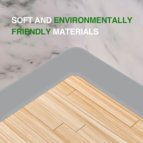Grey Wall Molding Trim 4 Inch x 40 Feet, Wall Baseboard Molding Trim Flexible...